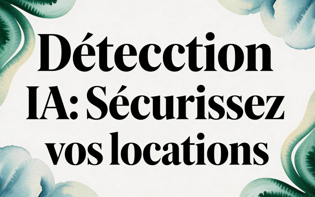 Détection IA: Sécurisez vos locations