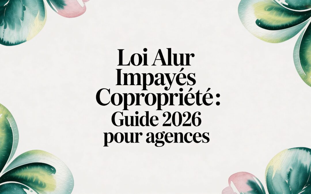 Loi ALUR impayés copropriété: Guide 2026 pour agences
