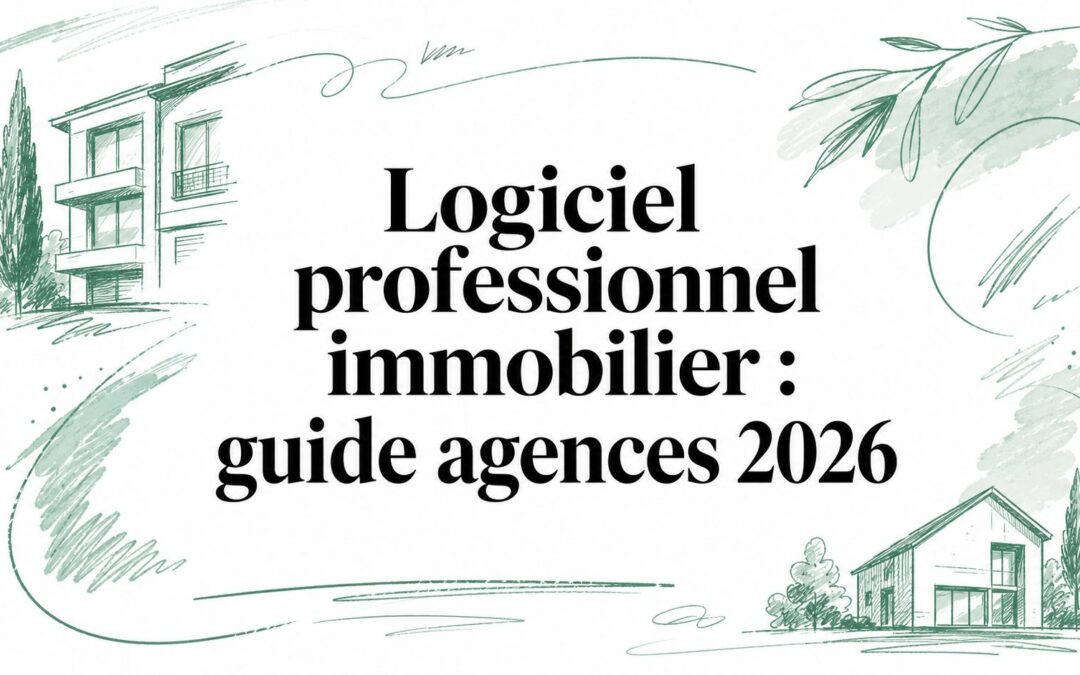 Logiciel professionnel immobilier : guide agences 2026