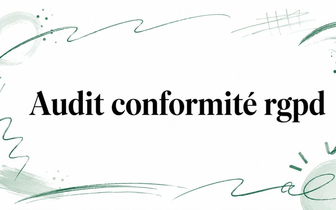Audit conformité rgpd