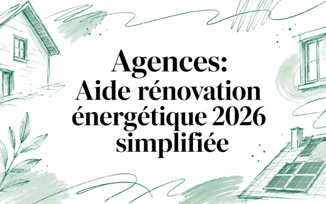 Agences: Aide rénovation énergétique 2026 simplifiée