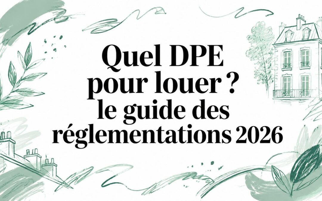 Quel DPE pour louer ? le guide des réglementations 2026