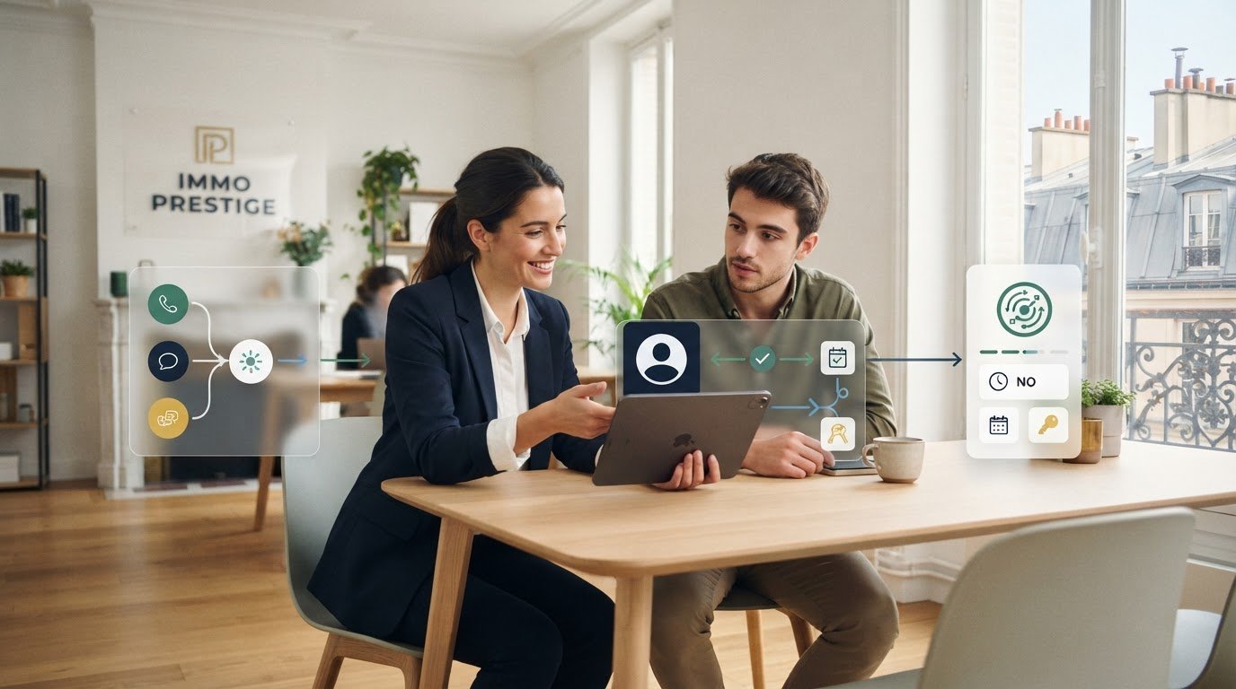 Automatiser la prise de contact en location : modèles pour agence